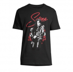 Selena Quintanilla l&uuml;hikeste varrukatega kuninganna Tejano muusika laulja must punane unisex T-s&auml;rk S