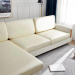 Stretch PU-nahast veekindel diivanipadja kate diivan istme kate seljatoe kate kergesti puhastatav diivanikaitse lemmikloomadele lastele BACK CUSHION