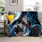 3D Tifa Aerith Seksikas pitsist t&uuml;drukute m&auml;ng Multifilmi tekk, pehme tekk koju Magamistoa voodi Diivani Pikniku Kontori kattetekk lastele 30x40in