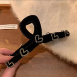 Retro prantsuse sametist juukseklamber