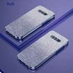 Luksuslik gradiendiga s&auml;delev &uuml;mbris Samsung Galaxy S10 Plus naistele p&otilde;rutuskindel pehme silikoonkaitsega tagakaas S10plus S 10 S10 sinine