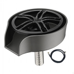 Automaatne klaasipesur pudelipuhastaja kohvikruuside puhastamine k&ouml;&ouml;giriist valamu tassile must