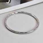 S925 h&otilde;bedane korea moe minimalistlik k&auml;ev&otilde;ru Instagrami v&auml;ike luksuslik kingitus, s&uuml;da, v&auml;ike t&auml;ht, t&uuml;druku k&auml;ev&otilde;ru avamine Adjustable size