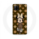 Coque Maniacase pour Samsung Galaxy A42 5g minnie Disney Lv marron