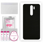 apgo Protective Skin Sticker for the back compatible with Xiaomi Redmi Note 8 Pro, Wrap Film, Foil, Vinyl - Pattern Matrix