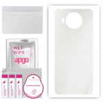 apgo Protective Skin Sticker for the back compatible with Nokia 8.3 5G, Wrap Film, Foil, Vinyl - Pattern Matte Transparent