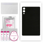 apgo skin sticker film foil vinyl for the BACK compatible with Samsung Galaxy Tab S9 Plus, scratch-resistant, easy to install - Matrix