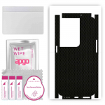 apgo Protective Skin Sticker for the back+sides compatible with Oppo Reno8 Pro 5G, Full Wrap Film, Foil, Vinyl - Pattern Matrix