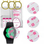 3x apgo Ultra-Clear Hybrid kaitseklaas, mis &uuml;hildub Samsung Galaxy Watch4 40 mm, painduv nanoklaas, suurep&auml;rane asendus karastatud klaasile, scr