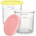 16 oz. Konteinerid | T&auml;iendavad asenduspintid ja kaaned NC300 NC299AMZ NC301 (4 pakk - sinine, roosa, roheline, kollane) Pink&Yellow