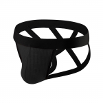 Meeste seksikad p&uuml;ksid, moodsad l&uuml;hikesed p&uuml;ksid, teksad, tr&uuml;kitud suure suurusega madala v&ouml;&ouml;kohaga elastne aluspesu L must