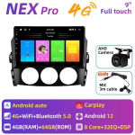Multimeedia Mazda MX-5 MX5 III 3 NC Miata 2005-2015 jaoks Android 2 Din Autoraadio Stereo Navigatsioon GPS Carplay Peaseade Autoradio 4+64+mic+AHD