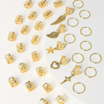 90 tk sulamist punutisest juukses&otilde;rmus rastapatsiga juukses&otilde;rmus - hipistiilis juukseaksessuaarid. 90 pcs with a set