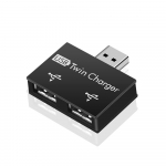 USB-jaoturi USB 2.0 jaotur, 1 mees-2 emane USB-jaoturi adapter s&uuml;learvuti jaoks