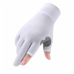 1 paar Ice Silk Mootorratta p&auml;ikesekaitsekindaid Paljatud, kahe s&otilde;rmega UV-vastane, hingav, higi neelav M roosa