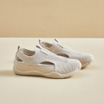 Suvised v&otilde;rguga silmkoelised tossud naistele vabaaja hingavad &otilde;&otilde;nsad k&otilde;ndimisjalatsid Naiste kerged tennised libisemisvastased mugavad jooksujalatsid 35 beež