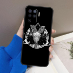 Satanic Scary Skull for OPPO Find X3 X5 Pro A9 A5 A31 2020 A15 A16 A52 A72 A1K A83 A91 A54 A74 A94 A53S Case OPPO A53S 2020