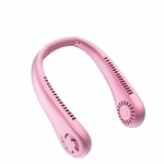 1200 mAh mini&otilde;hkjahutus v&auml;ikese kaelaga ventilaator Kaasaskantav v&auml;lisport USB suur tuuletoitega juhtmevaba labadeta kaelaventilaator valge