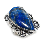 Lapis Lazuli Gemstone Handmade 925 Sterling Silver Jewelry Gift Ring Size 8 o5j28
