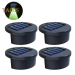 4 tk aiavalgusti veekindel juhtmeta p&auml;ikeseenergial t&ouml;&ouml;tav basseini &auml;&auml;re valgustus sise&otilde;ue kaunistus &ouml;&ouml;valgus trepi tara r&otilde;du &otilde;ue minilamp Warm light