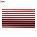 10 tk/komplekti autode kujundamise liistud 20 cm sise&otilde;hu ventilatsiooniv&otilde;re l&uuml;liti velje trimmi v&auml;ljalaskeava kriimukaitse kaitse auto stiiliriba punane