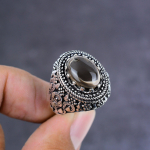 Natural Botswana Agate Gemstone Handmade 925 Sterling Silver Ring Size 11 s0n79