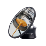 watchget Kohvi valmistamise peegel Espresso shoti peegel 360 kraadi p&ouml;&ouml;ratav Kohvi voolu vaatlusreflektor Magnetiline eemaldatav Kohvi valmistamine gray