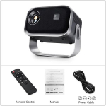 Uus A003 kaasaskantav miniprojektor Wifi Wireless Sync kodukino LED-videoprojektor Full HD 1080P 4K Cinema Smart TV AU Plug