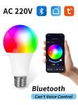 Tuya Bluetooth Smart Bulb E27 RGB Led pirnid Smart Lamp110V 220V Lambipirnid Alexa Led Lamp Google Assistant Smart Life jaoks 1 pcs