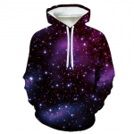 Uus 3D Galaxy Space Printing populaarne dressipluus Four Seasons meeste ja naiste lastemood originaal Ceded t&auml;nava kapuuts 5XL