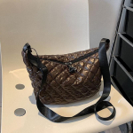 Kosmose puuvillane &otilde;lakott Mood Hobo Crossbody kotid V&otilde;remustriga Sobivad suure mahuga k&auml;ekotid naistele pendelr&auml;ndele 24x8x19cm kuld