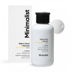 Minimalist 7% ALA & AHA Brightening Face Wash with Vitamin B5 For Hydration, Glycolic Acid For Exfoliation & Alpha Lipoic Acid | 100 ml