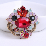 Love Gemstone Rhinestone pross Tipptasemel temperament Elegantne kleit K&otilde;ik - Sobivad Corsage R&otilde;ivad Aksessuaarid Pin