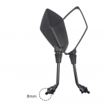 Mootorratta peegel 2tk E-Bike tahavaatepeeglid elektrombiline tagak&uuml;lg kumer 8mm 10mm s&uuml;sinikkiud