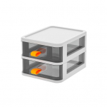 Hoiukastid Mitmekihilised ruumis&auml;&auml;stlikud plastist suure mahutavusega lauaarvuti hoiusahtel magamistoa jaoks 2 Layers valge