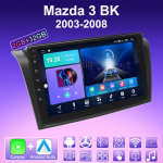 2 DIN Android Carplay autoraadio Mazda 3 BK 2003-2008 Multimeediumipleieri peakomplekt Stereo GPS Navigatsioon BT WIFI 2+32GB 2+32GB
