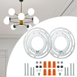 2x Ceiling Light Fixture Mounting Bracket with Screw for Close to Light, Pendant