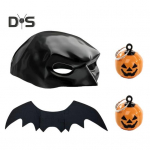 Cat Bat Cosplay komplekt Cat Bat Avenger Cosplay m&uuml;tsi ja tiiva komplekt Lemmiklooma Halloweeni peo n&auml;opadja kleit-up kost&uuml;&uuml;mi aksessuaar kassidele 9cm B