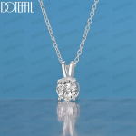 925 Sterling h&otilde;be 8mm AAA klassi tsirkoon ripats Kaelakee Moodsad pulmaehted O-40CM