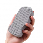 Kerge du&scaron;&scaron;&scaron;vamm 3D mustriga vannitamisnaha puhastusvahend Pehme kehakoorija beebivannitarbed valge