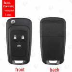 Buick Chevrolet kokkupandav v&otilde;tmekesta kaugjuhtimispuldi asenduskest &ndash; &uuml;hildub 2, 3, 4, 5 nupuga