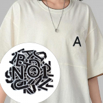 Applique Patches Iron on Embroidered Letter and Number for Skirt sinine