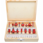 15 tk 8 mm ruuteriotsikute komplekt Trimmimiseks Sirge freesotsik Puiduotsikud Volframkarbiid Puidut&ouml;&ouml;tlemine Trimmimine Wooden Box Packing