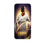 Coque Maniacase pour Samsung Galaxy A8 2018 Kylian Mbappe Real Madrid Wallpaper
