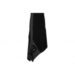 Y-3 Logo Ebaregulaarne Peegeldav Kootud Seelik Naiste seelikud Must GT5282 XXS