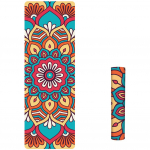 naiste joogamatt TPE moodne tr&uuml;kitud seemisnahast libisemisvastane j&otilde;usaali fitness treening pilates unisex joogamati padi 183cm*61cm