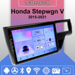 Auto Raadio Android Auto Carplay Honda Stepwgn V 2015-2021 Multimeediam&auml;ngija Peaseade Stereo GPS Navigatsioon BT WIFI 1+16GB 1+16GB