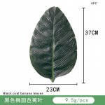 Kunstlik banaanilehe lauakaunistus Hawaii rannateemaline pidu kodu t&ouml;&ouml;laua ornament džunglisafari pidu simulatsioon banaanileht