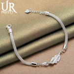 925 h&otilde;bedast v&otilde;rgust madu s&uuml;dame kett k&auml;ev&otilde;ru Moodsad pulmaehted 20CM