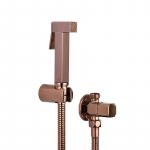 Tuqiu k&auml;eshoitav bidee pihusti Douche tualettkomplekt Rose Gold Brass Shattaf du&scaron;ipea vask klapikomplekt Jet bideesegisti komplekt